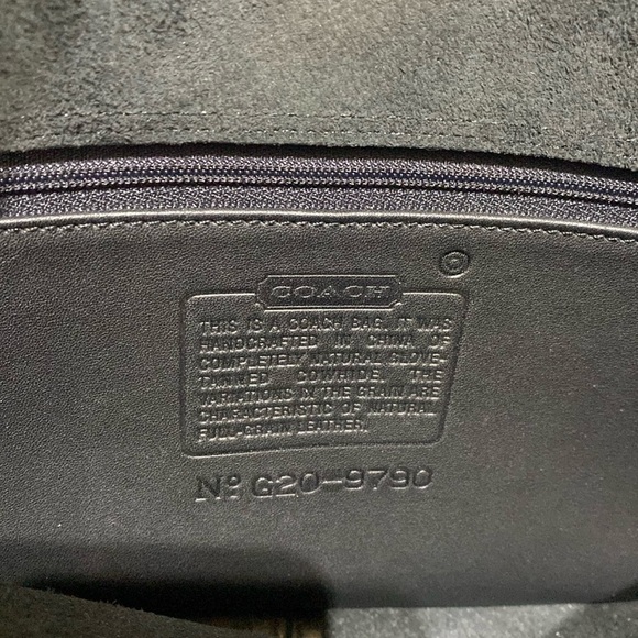 Vintage Coach City Bag 9790 Legacy black leather excellent condition - Picture 8 of 14